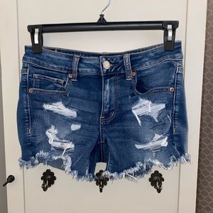 Dark Wash American Eagle Jean Shorts